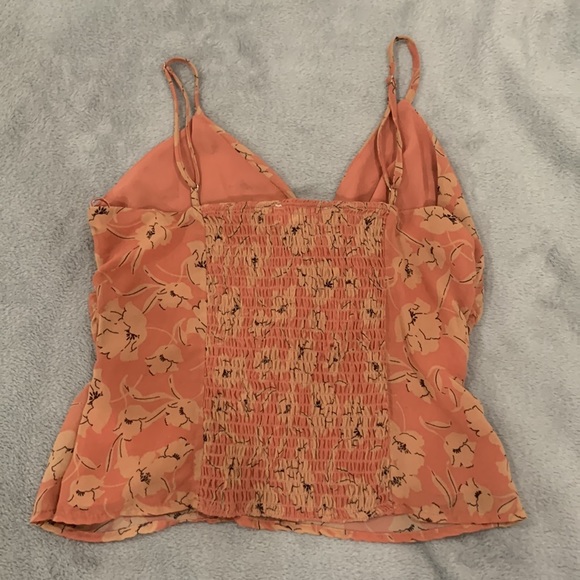 peach and tan floral top from ASTR - Picture 2 of 2